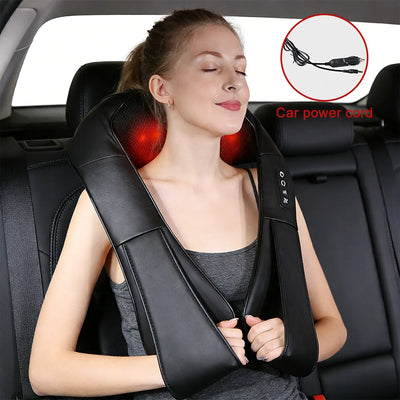 Electric Shiatsu Neck & Shoulder Massager massage heads detail