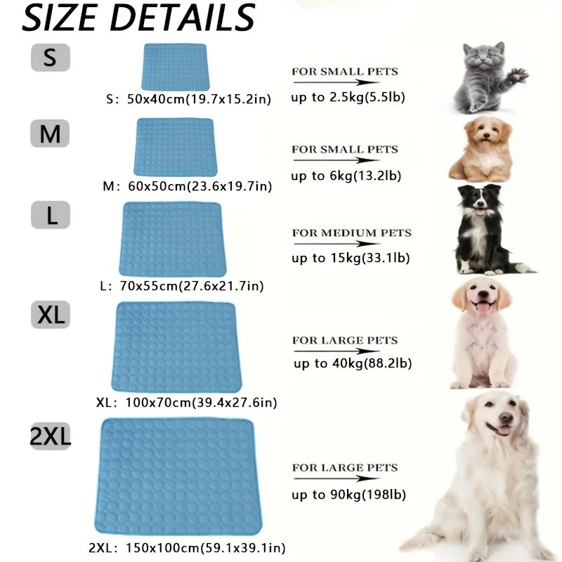 Pet Cooling Mat - Blue