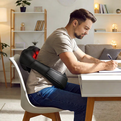 Electric Shiatsu Neck & Shoulder Massager controls