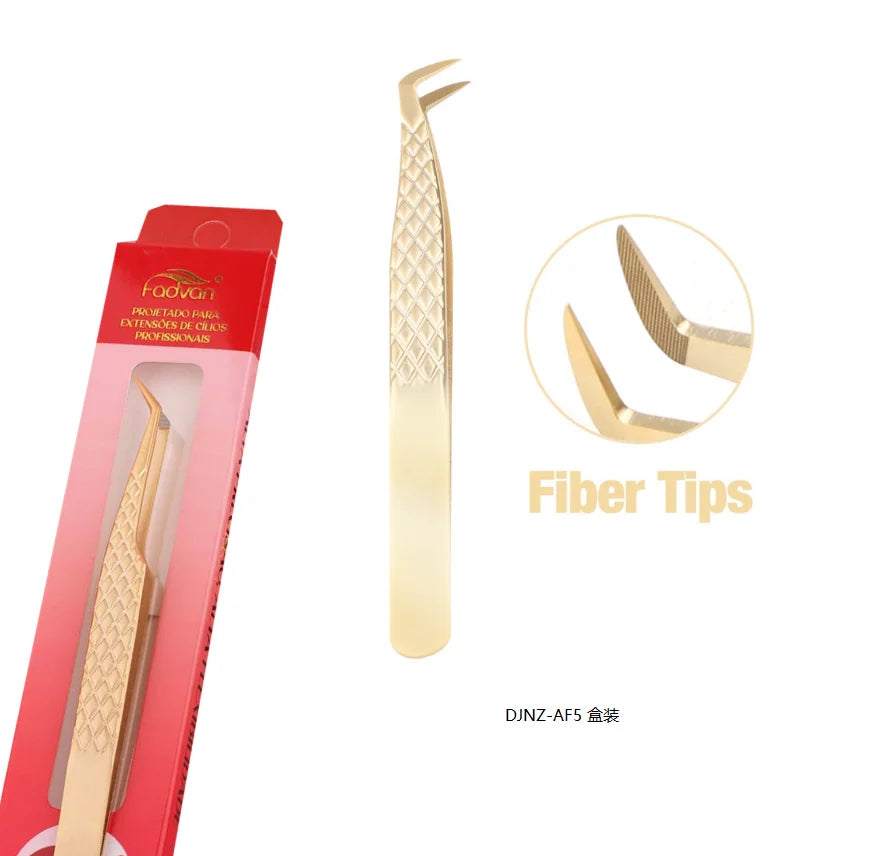 Aurelle GoldGrip Lash Tweezers full style range