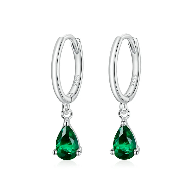 BAMOER Water Drop Statement Earrings