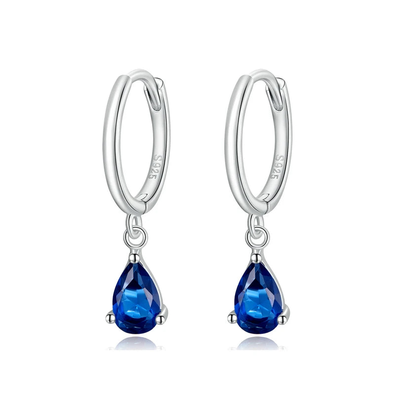 BAMOER Water Drop Statement Earrings styling shot