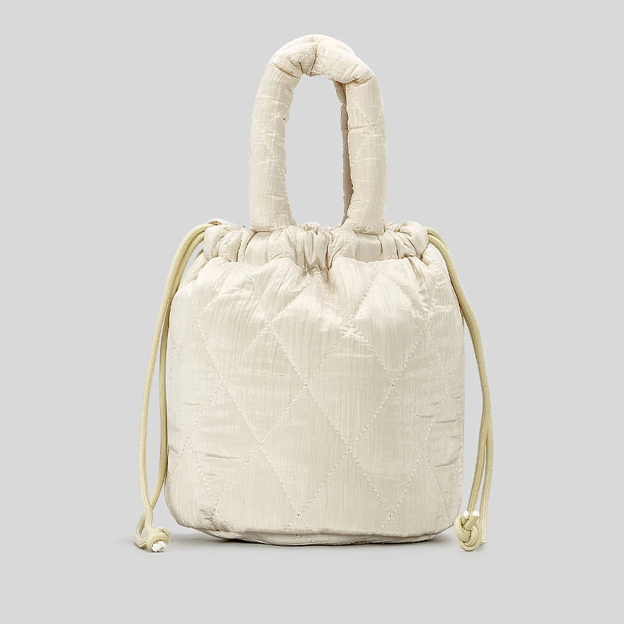Quilted Bucket Crossbody Bag