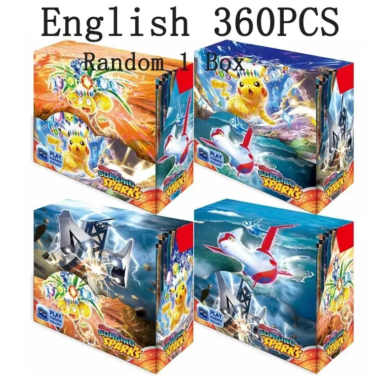 ★Newest 324Pcs Pokemon Cards Sun & Moon XY Evolutions Pokemon Booster Box Collectible Tradiner Card Game toy for children！