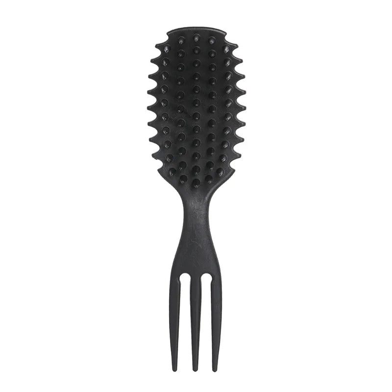 Curlivane FlexComb Curl Brush size reference