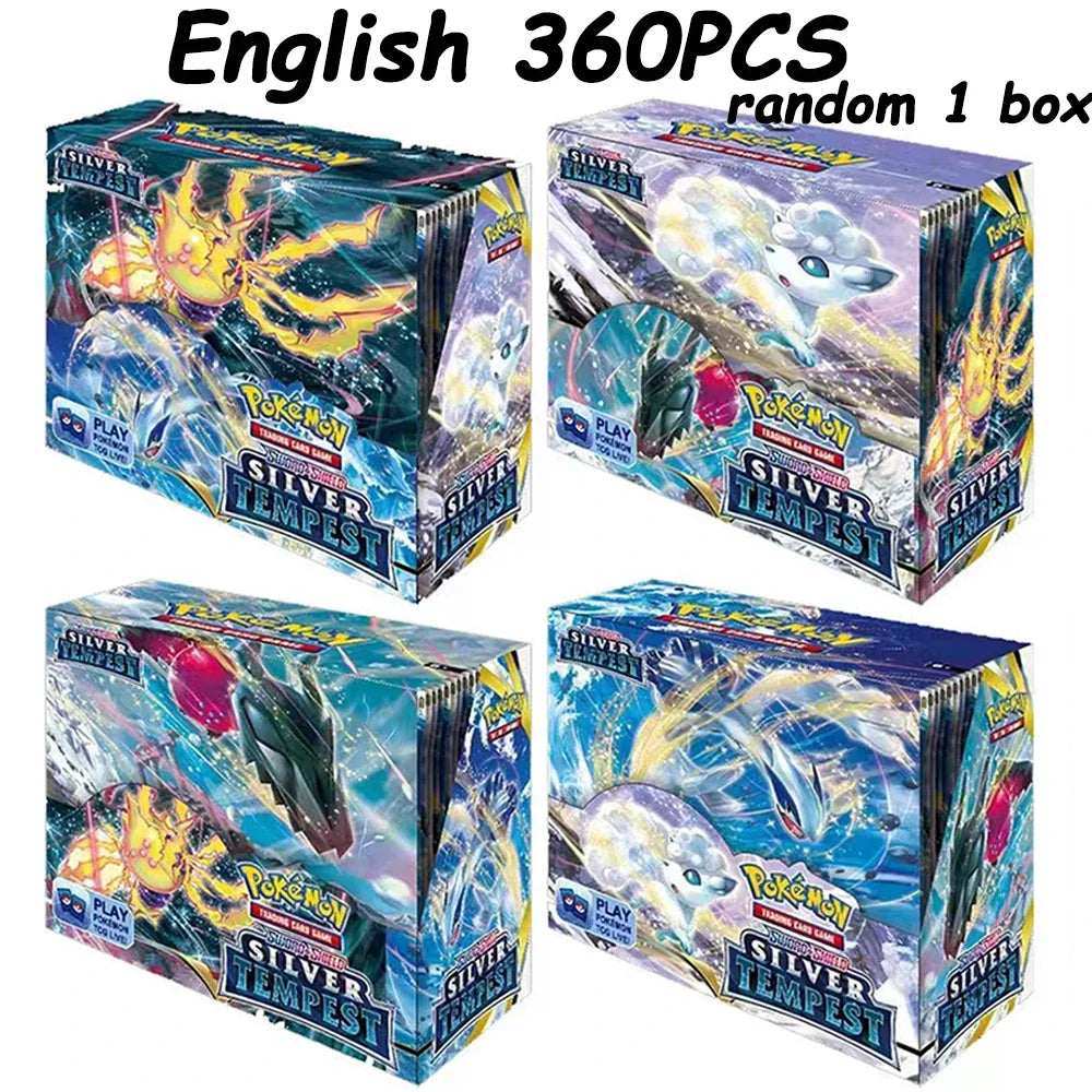 ★Newest 324Pcs Pokemon Cards Sun & Moon XY Evolutions Pokemon Booster Box Collectible Tradiner Card Game toy for children！
