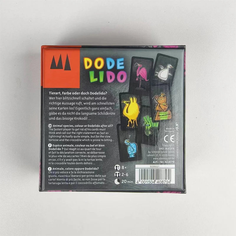 Dodelido Animals & Nature Card Game - Yellow