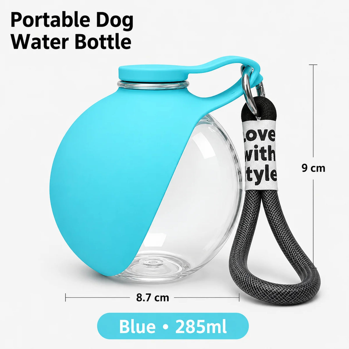 Portable Leak-Proof Dog Water Bottle outdoor use