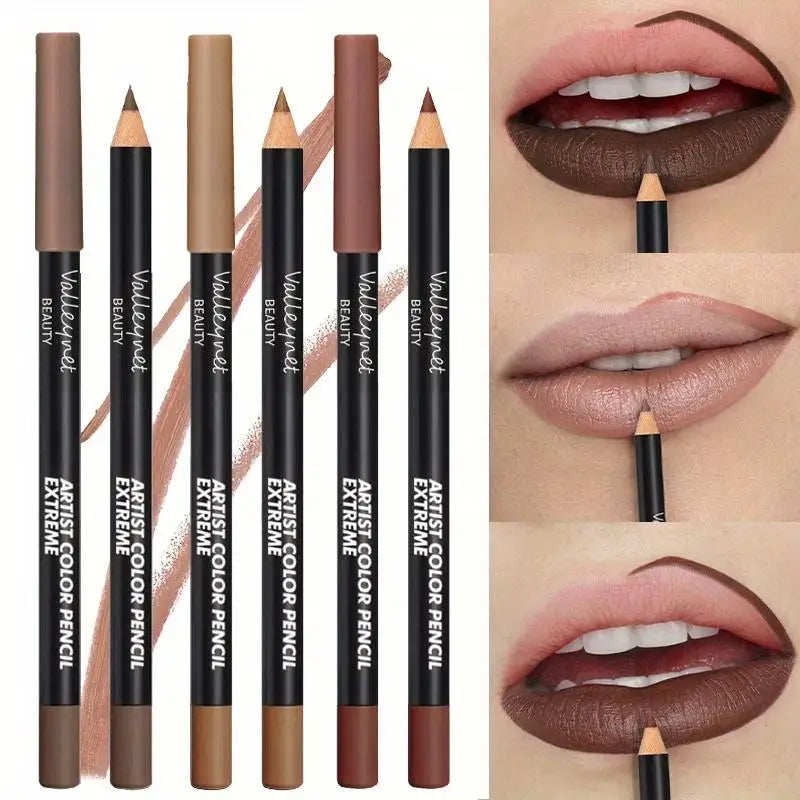 8HR Waterproof Lip Liner Set - in use
