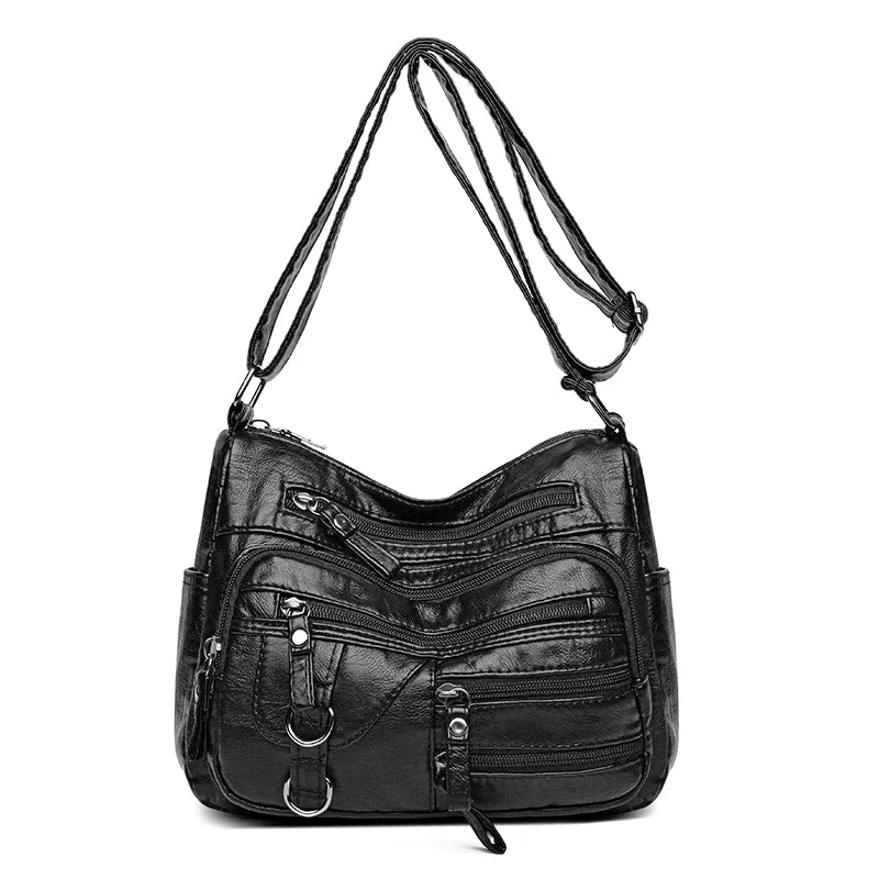 Large Capacity Commuter Messenger Bag close-up