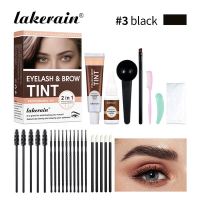 DIY Eyebrow Tint Kit - before and after