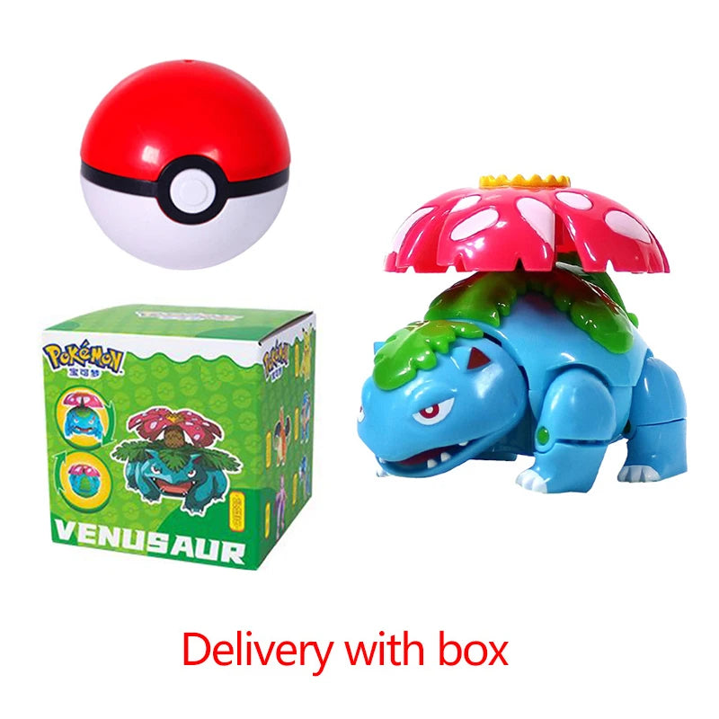 22 Styles Pokemon Action Figure Poke Ball Toy Doll Pikachu Eevee Gyarados Charizard Mew Mewtwo Elf Pocket Monster Pokeball Model