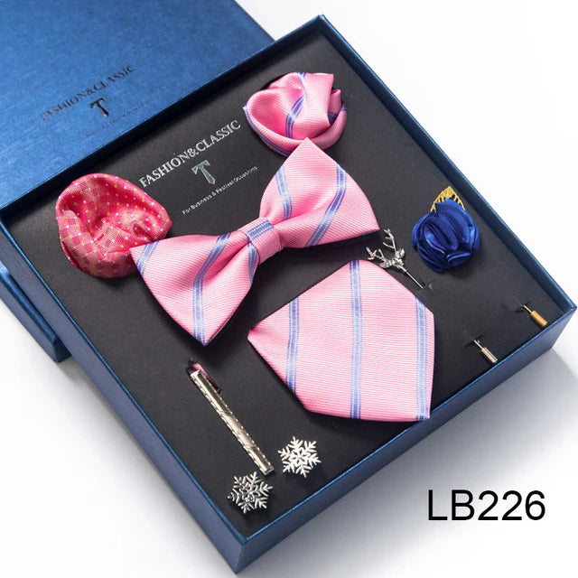 Silvane Luxe Men's Tie Set finish detail
