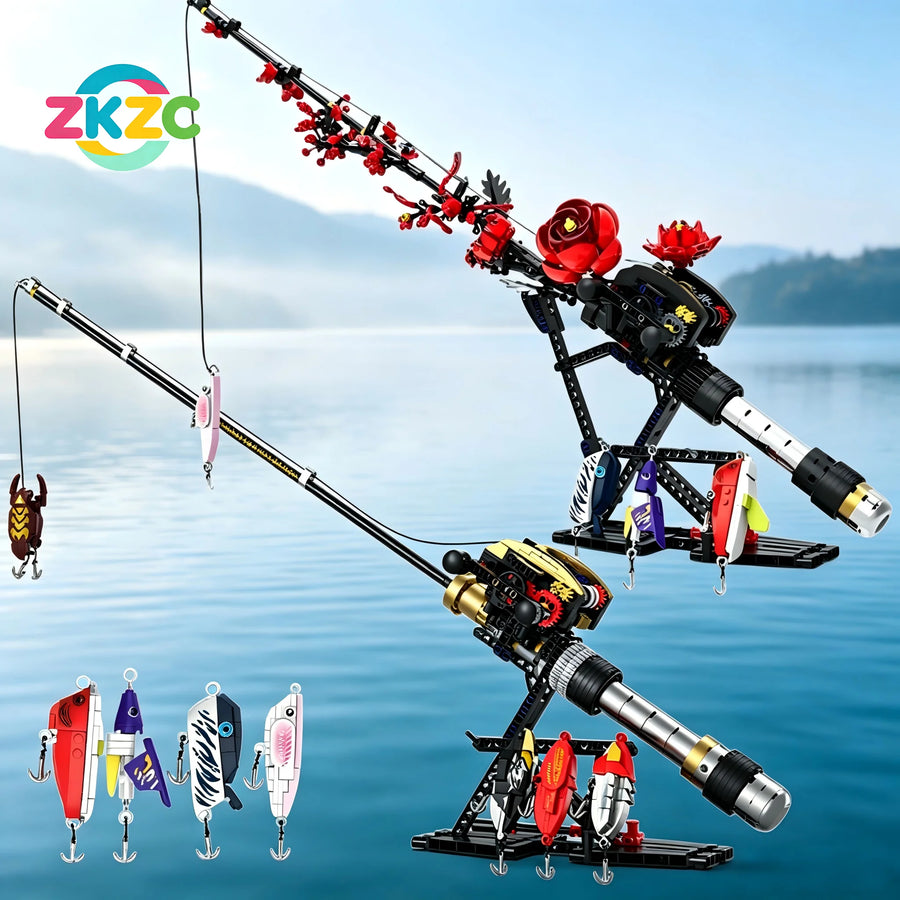 Fishing Rod Building Block Set