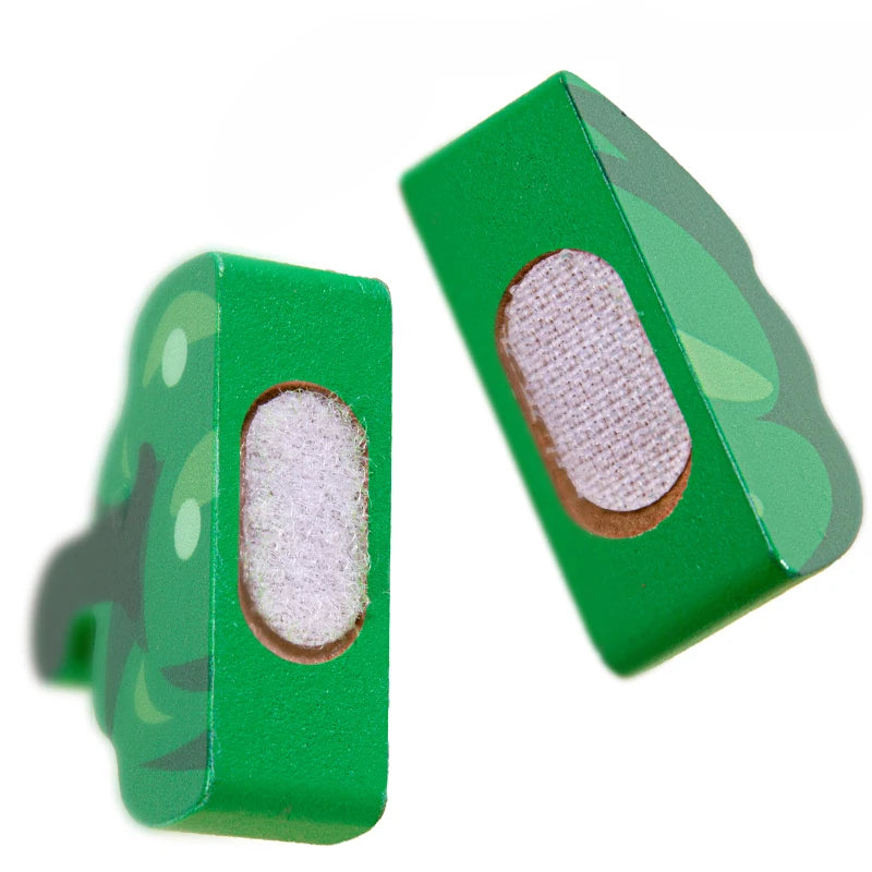 Wooden Pretend Play Food Set close-up