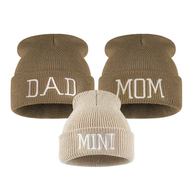 Family Bond Matching Beanie Set worn by family