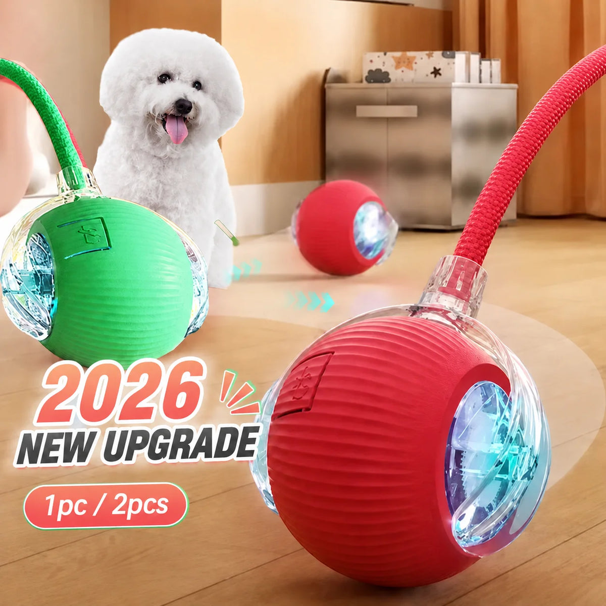 Automatic Rolling Dog Ball Toy