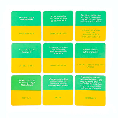 Mini Size Riddle Me This Card Game With 50 Fun Dilemmas (A Conversation Card Game For Adults And Families)