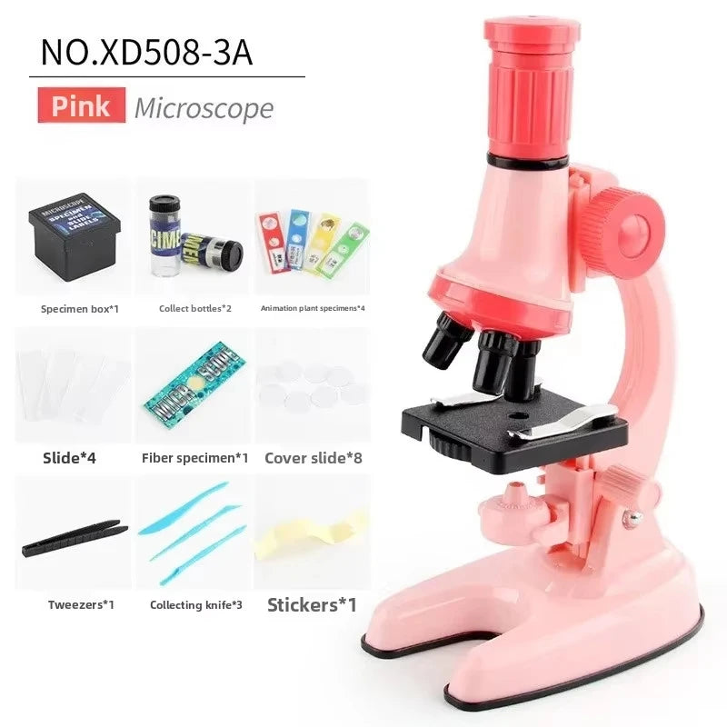 1200x LED Microscope Science Kit in use
