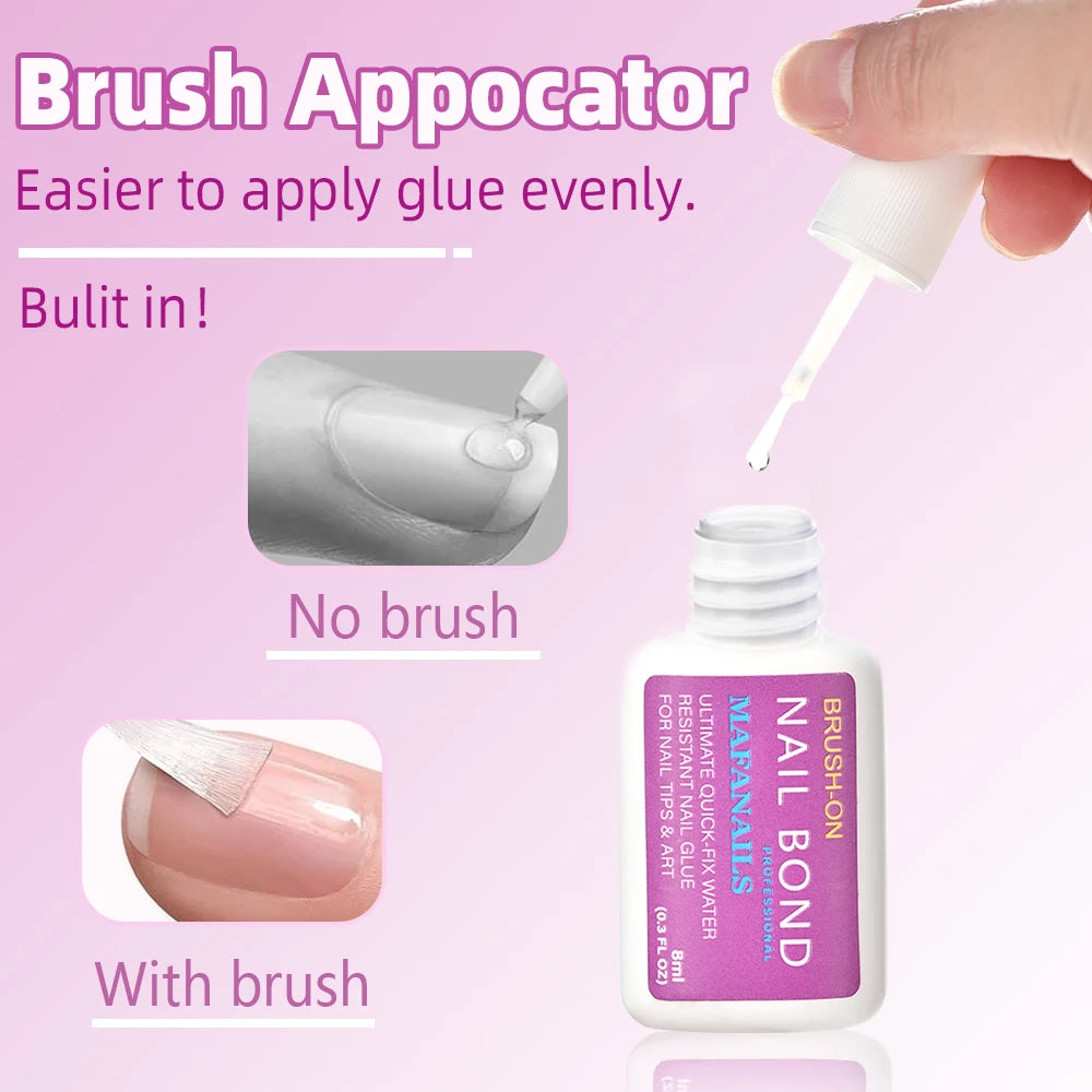 Super Strong Nail Glue - in use