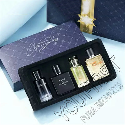 Veloura Élégance Men's Fragrance Set close-up