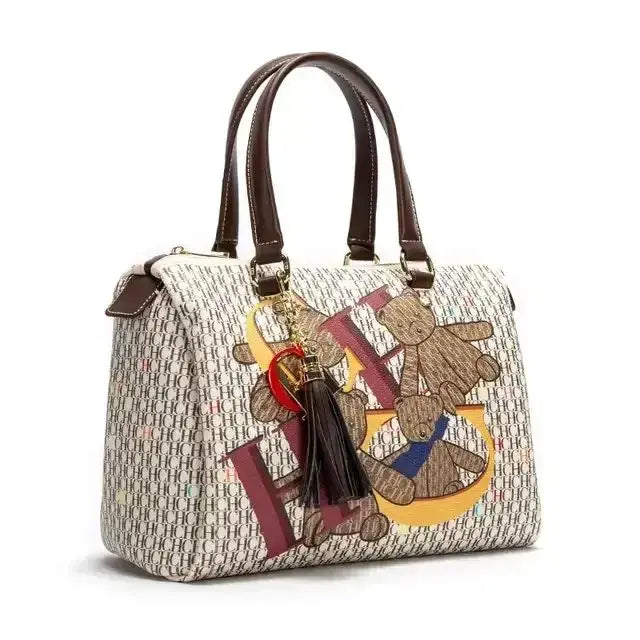 CH Ladies Bucket Bag Luxury Brand Designer New Ladies Large Capacity Exquisite Floral Pattern Travel Banquet High Grade Handbag