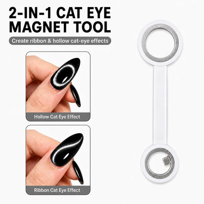 Magnevra CatEye Duo 2-in-1 Magnetic Nail Art Cat Eye Tool