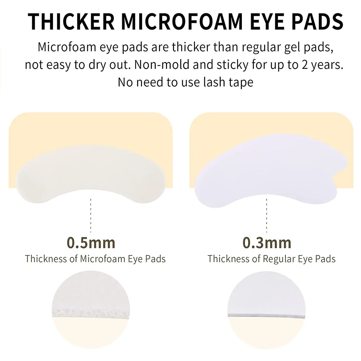Virelle EyeCloud Lash Pads - White
