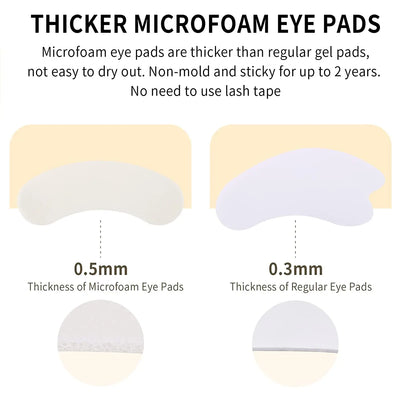 Virelle EyeCloud Lash Pads - White