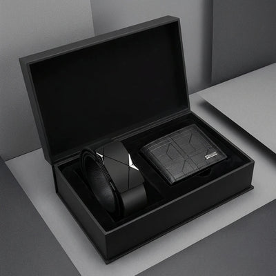 Vellmont Men's Belt & Wallet Set - Style 1
