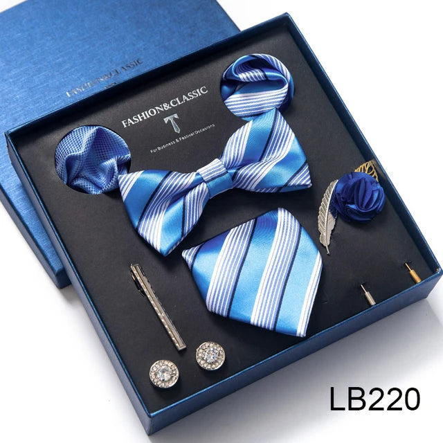 Silvane Luxe Men's Tie Set texture detail