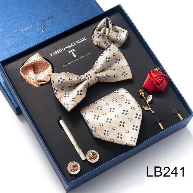 Silvane Luxe Men's Tie Set detail close-up