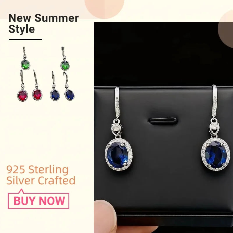 Veloria Gemstone Stud Earrings