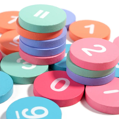 Wooden Number Matching Board gift box