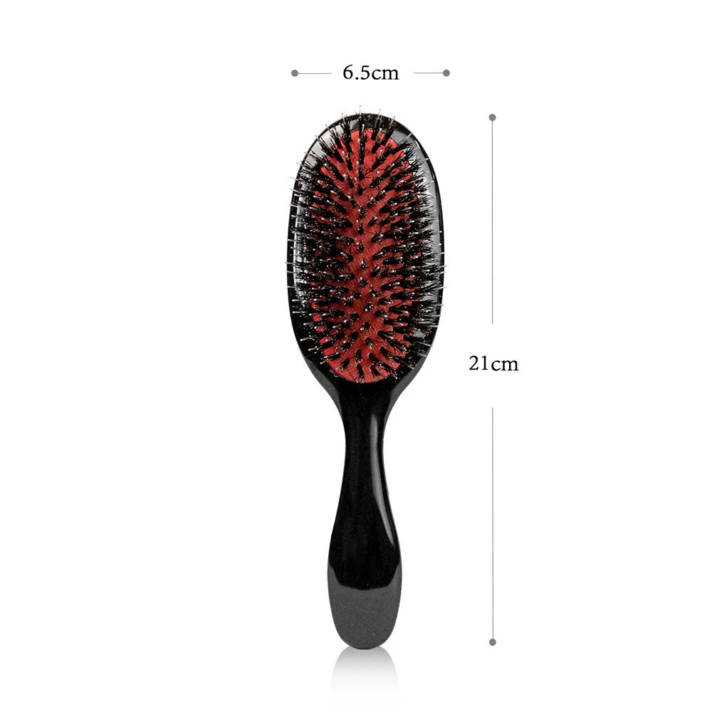 Detangling Brush & Scalp Massager Comb bristle detail