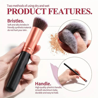 Aurevia ProBlend Makeup Brush Set - 3-Piece