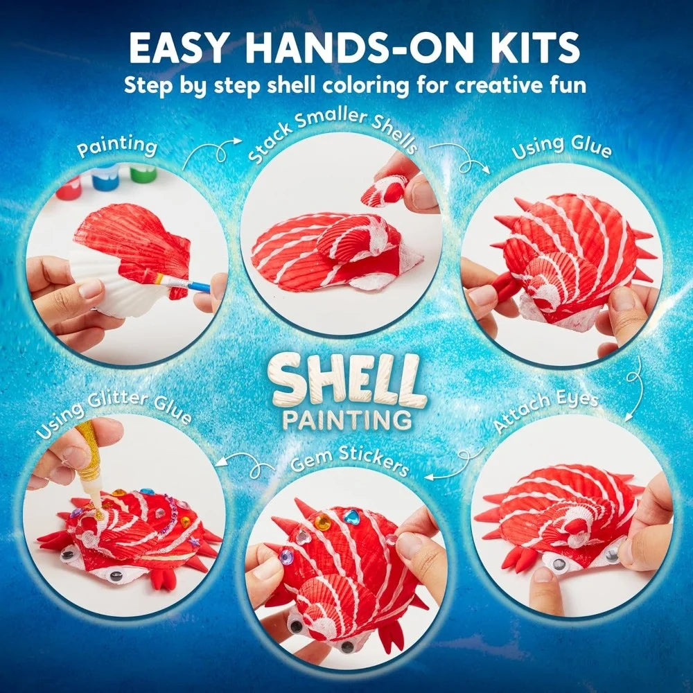 JOYFY Sea Shell Painting Kit glow effect