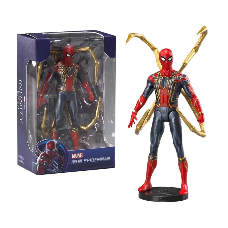 ZDTDS 10CM Avengers Figure Rival Rhino Thanos Ghost Man Scarlet Venom Octopus Iron Spider Captain Hulk Legends Toy Doll Figurine