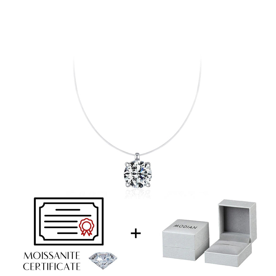 MODIAN Moissanite Choker Necklace close-up
