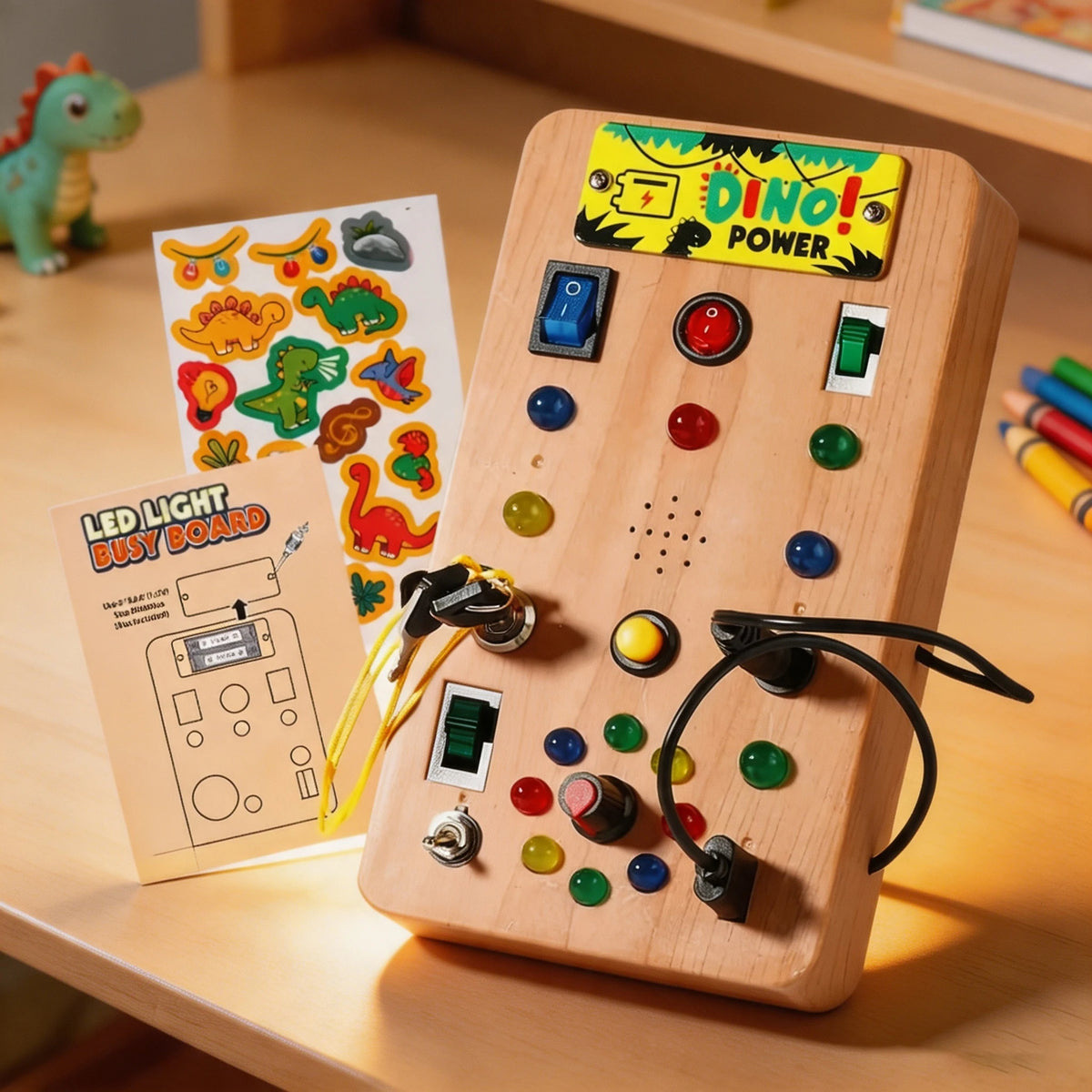 LED Sensory Activity Board child playing