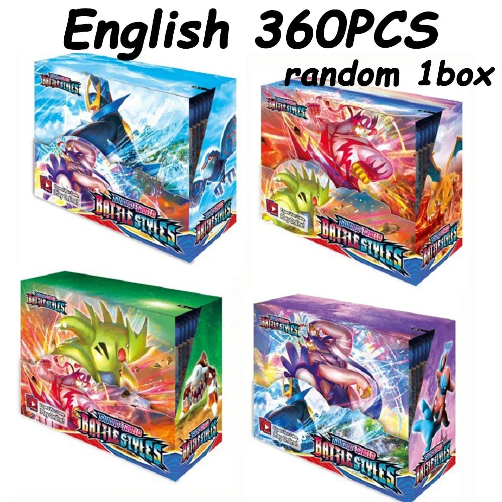 ★Newest 324Pcs Pokemon Cards Sun & Moon XY Evolutions Pokemon Booster Box Collectible Tradiner Card Game toy for children！