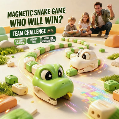 Magnetic Snake Racing Car Set
