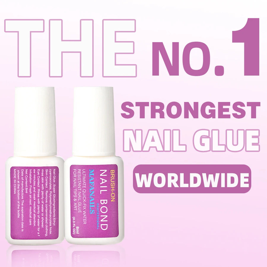 Super Strong Nail Glue - brush applicator detail