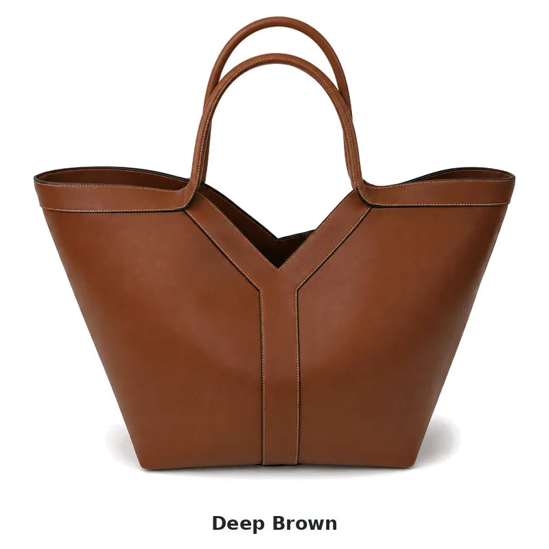 Y-Shape Tote Bag worn on shoulder