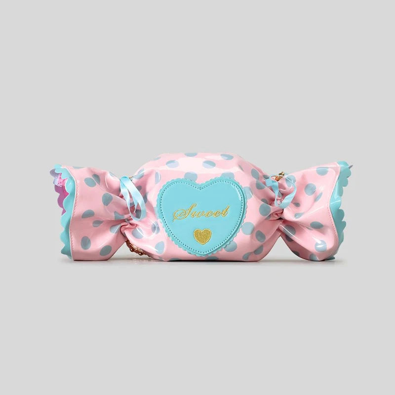 Candy Shape Crossbody Bag - Blue