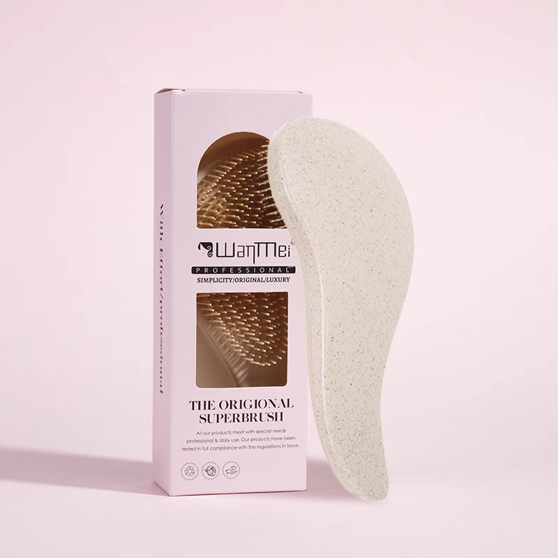 Wheatelle SoftGlide Detangling Brush close-up