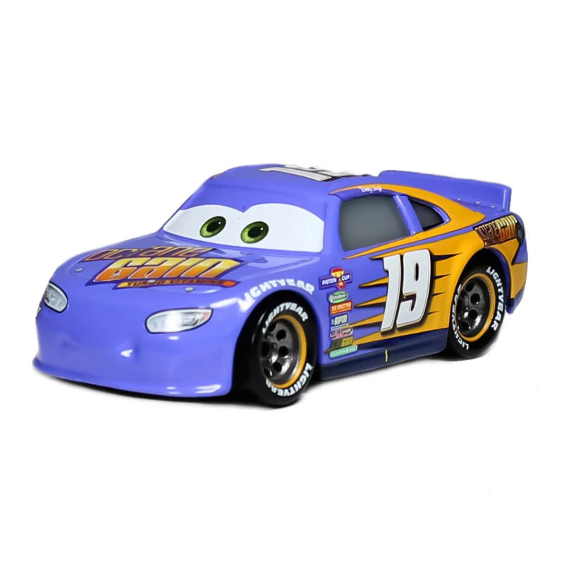 Pixar Car 3 Racing Cars 2 Metal Lightning Mcqueen Collection Mater Small Fritter Frank Lizzie Sarge Guido Luigi Damage Kids Toy
