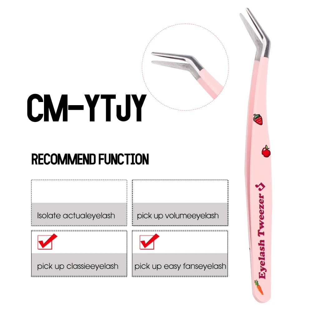Roselle LashGrip Precision Tweezers - Style 4