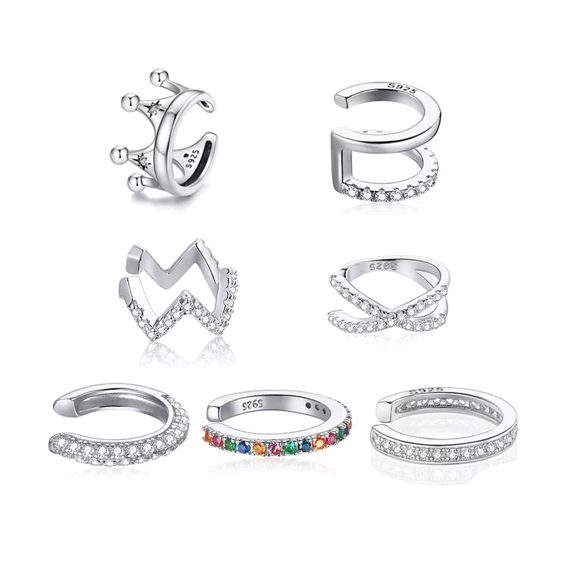 BAMOER Mono Clip Ear Cuffs