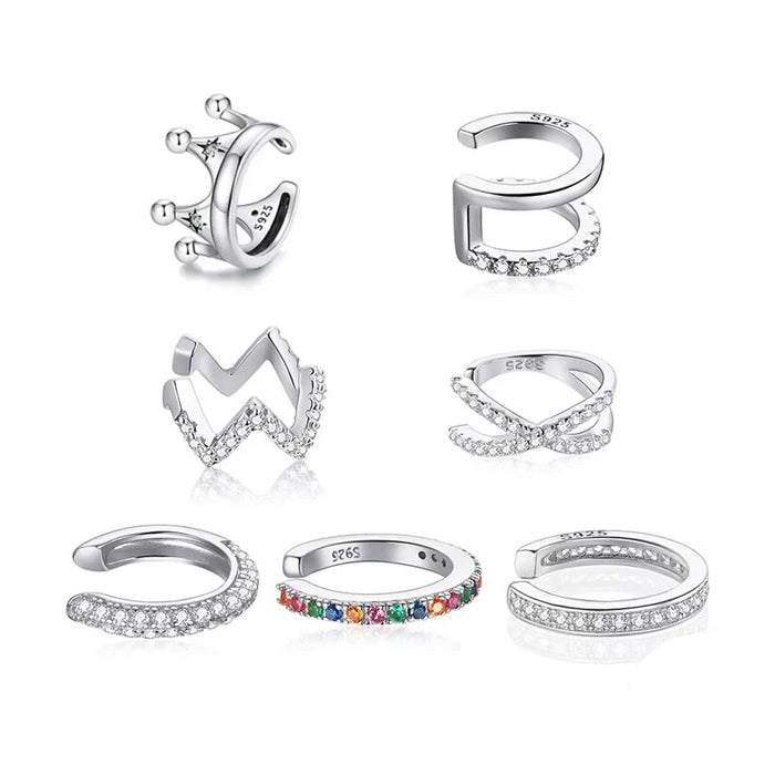 BAMOER Mono Clip Ear Cuffs